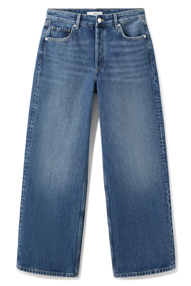 Low Rise Straight Leg Jeans, Alternate, color, DARK BLUE