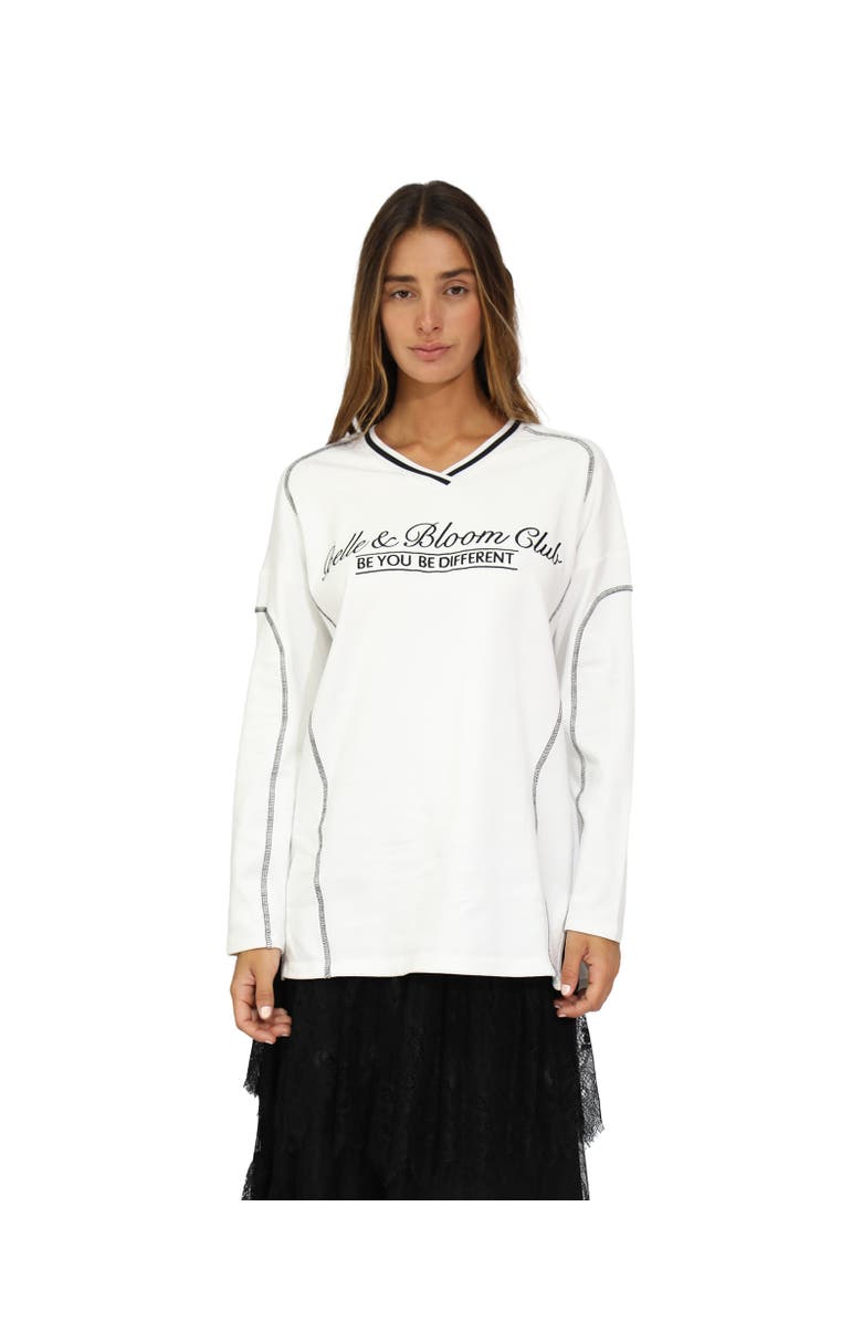 Belle & Bloom Cool Shot Oversized T-Shirt, Alternate, color, White