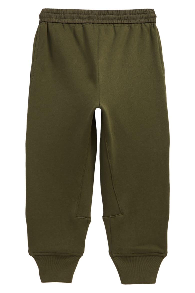 Kids' Timothie Monogram Quilted Joggers, Alternate, color, MOSS GREEN