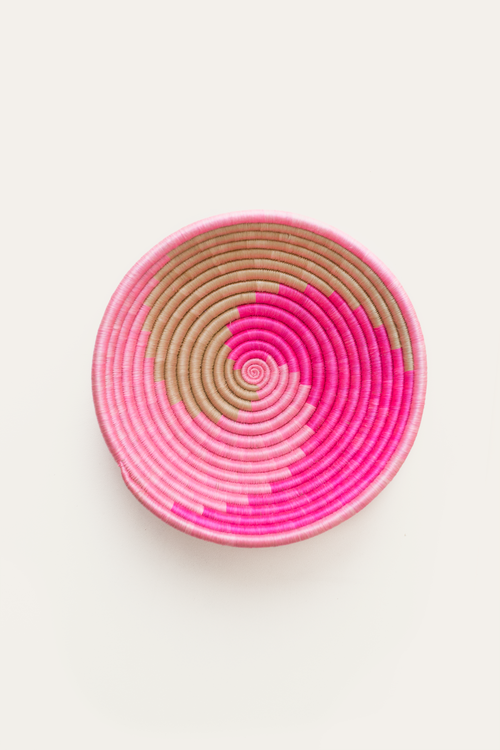 Indego Africa Pink Swirl Plateau In Pink