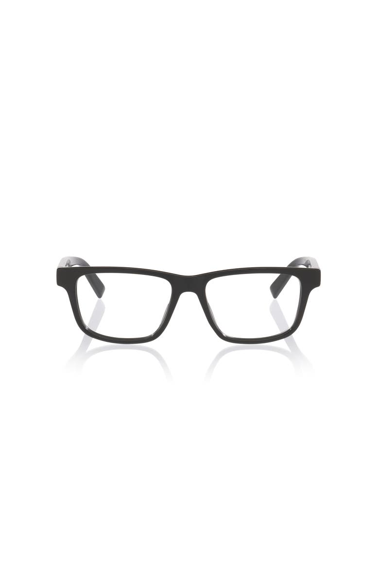 Gucci 54mm Rectangle optical glasses, Alternate, color, Black
