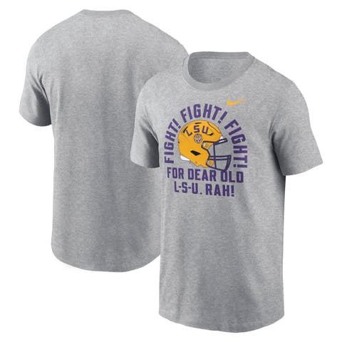 Men's Nike Heather Gray LSU Tigers Local Song T-Shirt