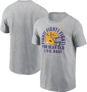 Nike Men's Nike Heather Gray LSU Tigers Local Song T-Shirt