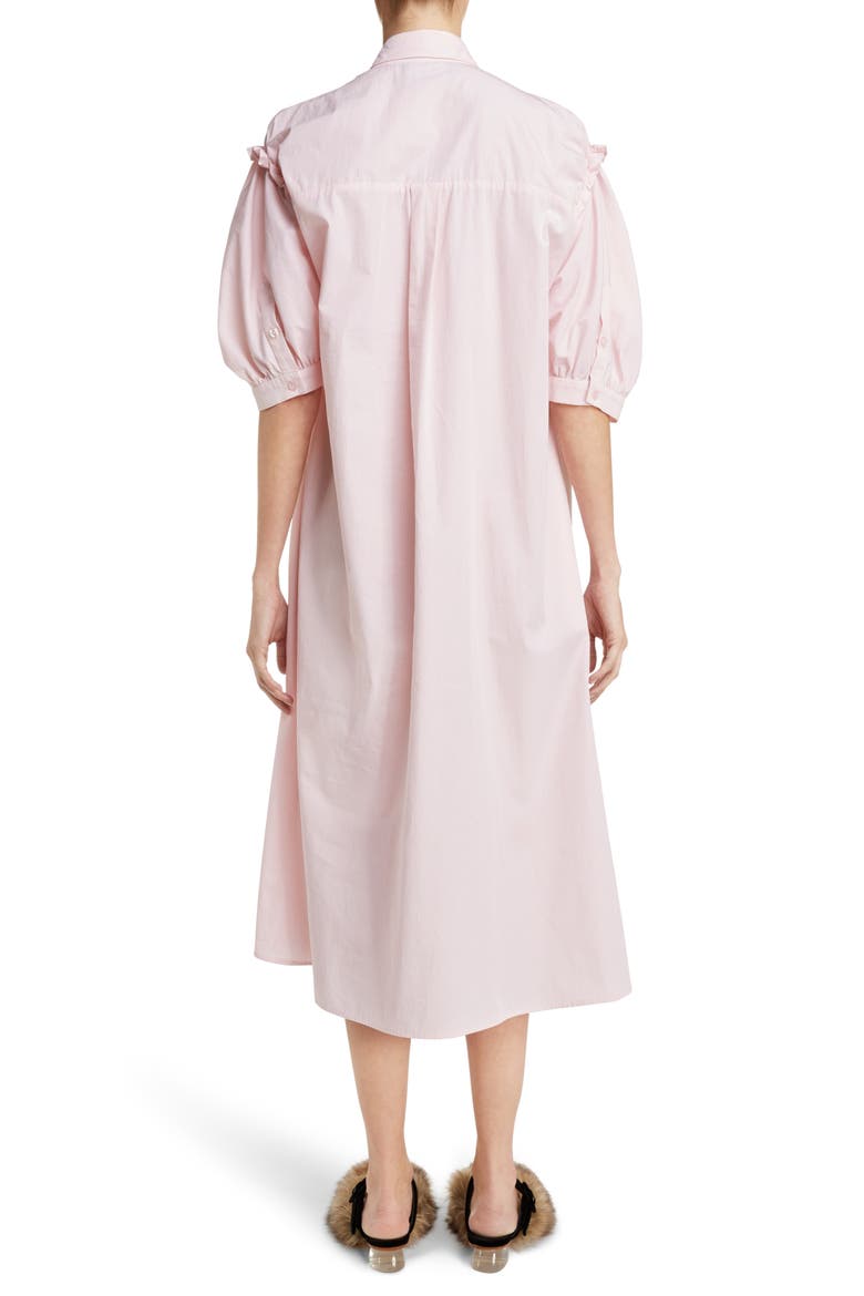Stripe Frill Shirtdress, Alternate, color, PINK WHITE