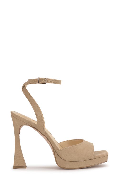Jessica Simpson Jixte Ankle Strap Platform Sandal In Brown