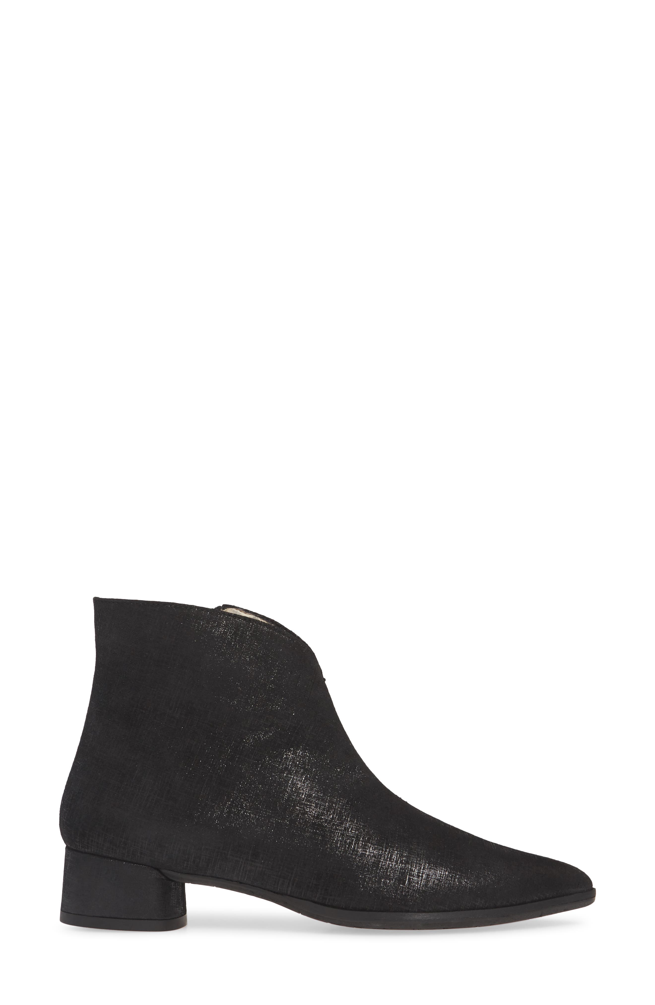 Amalfi by Rangoni Alaimo Bootie, Alternate, color, Black Saffiano