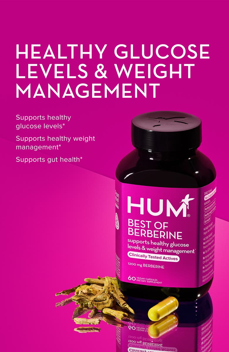 Hum Nutrition Best of Berberine Dietary Supplement, Alternate, color, 