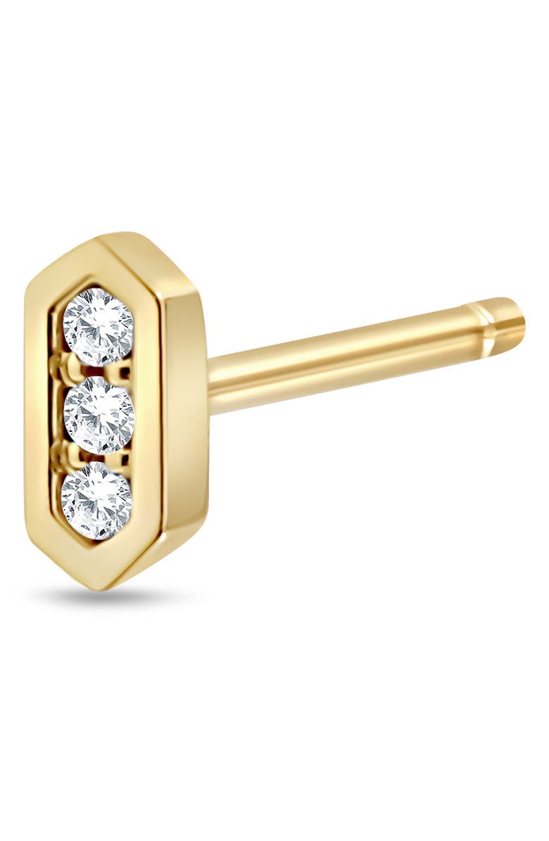 Bony Levy Icon 18K Yellow Gold Diamond Geometric Stud Earrings, Alternate, color, 18K Yellow Gold