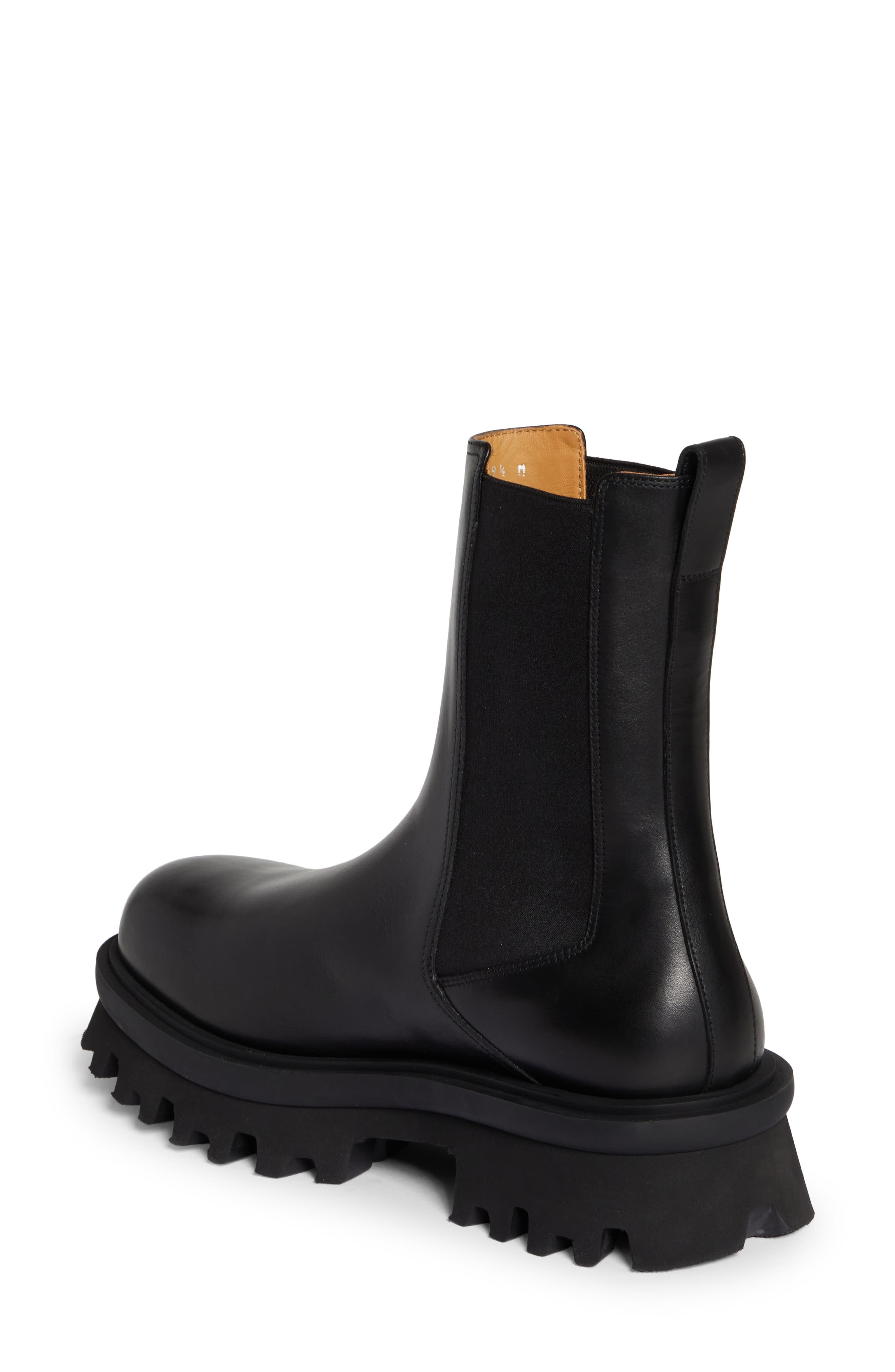 FERRAGAMO Flash Lug Sole Chelsea Boot, Alternate, color, 