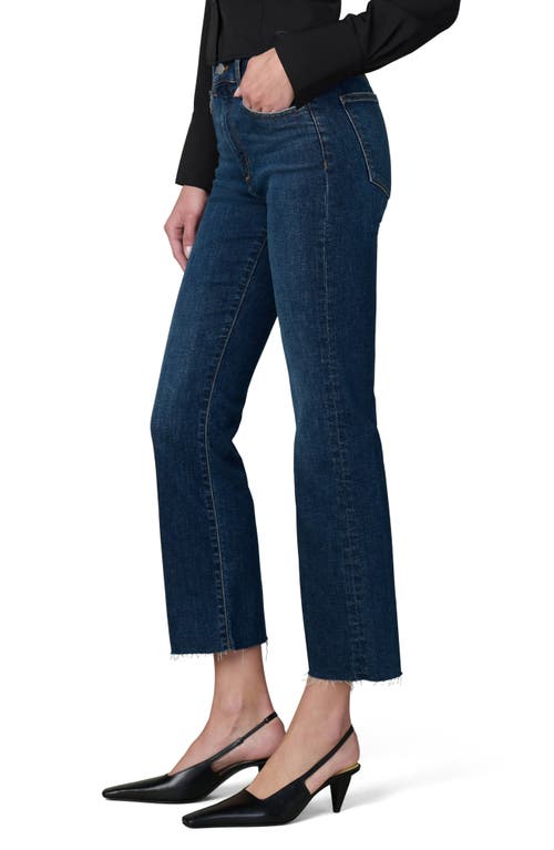 Joe's The Callie Raw Hem Crop Bootcut Jeans In Blue