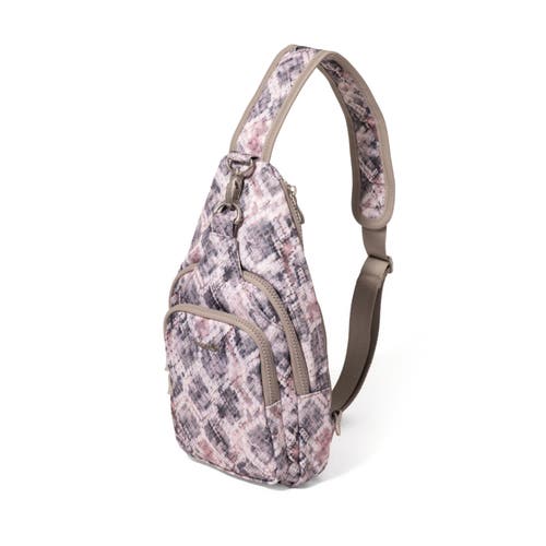 Baggallini Central Park Sling Bag In Boa Print