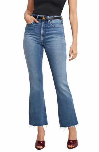 Good American Soft-Tech Good Standard Kick Flare Jeans