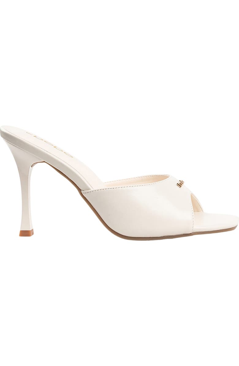 bebe Stiletto Mule Sandal, Alternate, color,