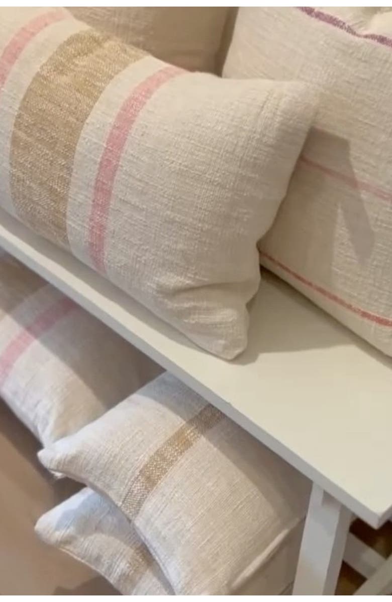 Pillowpia Linus Lumbar Pillow Cover, Alternate, color, Dune