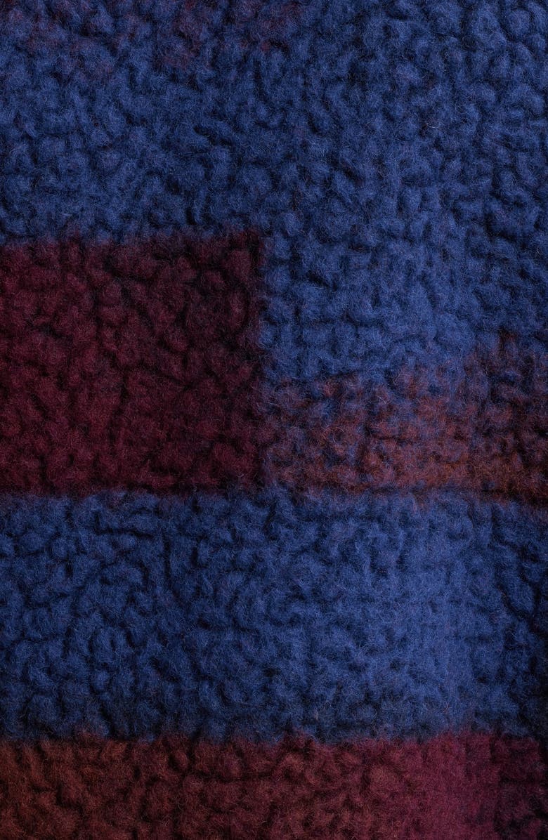 Percival Anderson Tetris Wool Blend Fleece Jacket, Alternate, color,