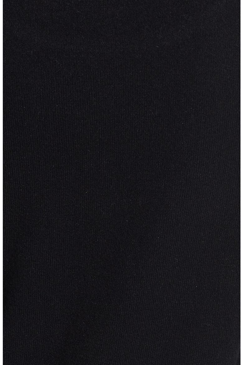 Ballet Neck Cashmere Sweater, Alternate, color, BLACK