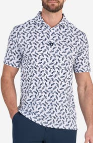 Bad Birdie Core Golf Bag Print Performance Polo