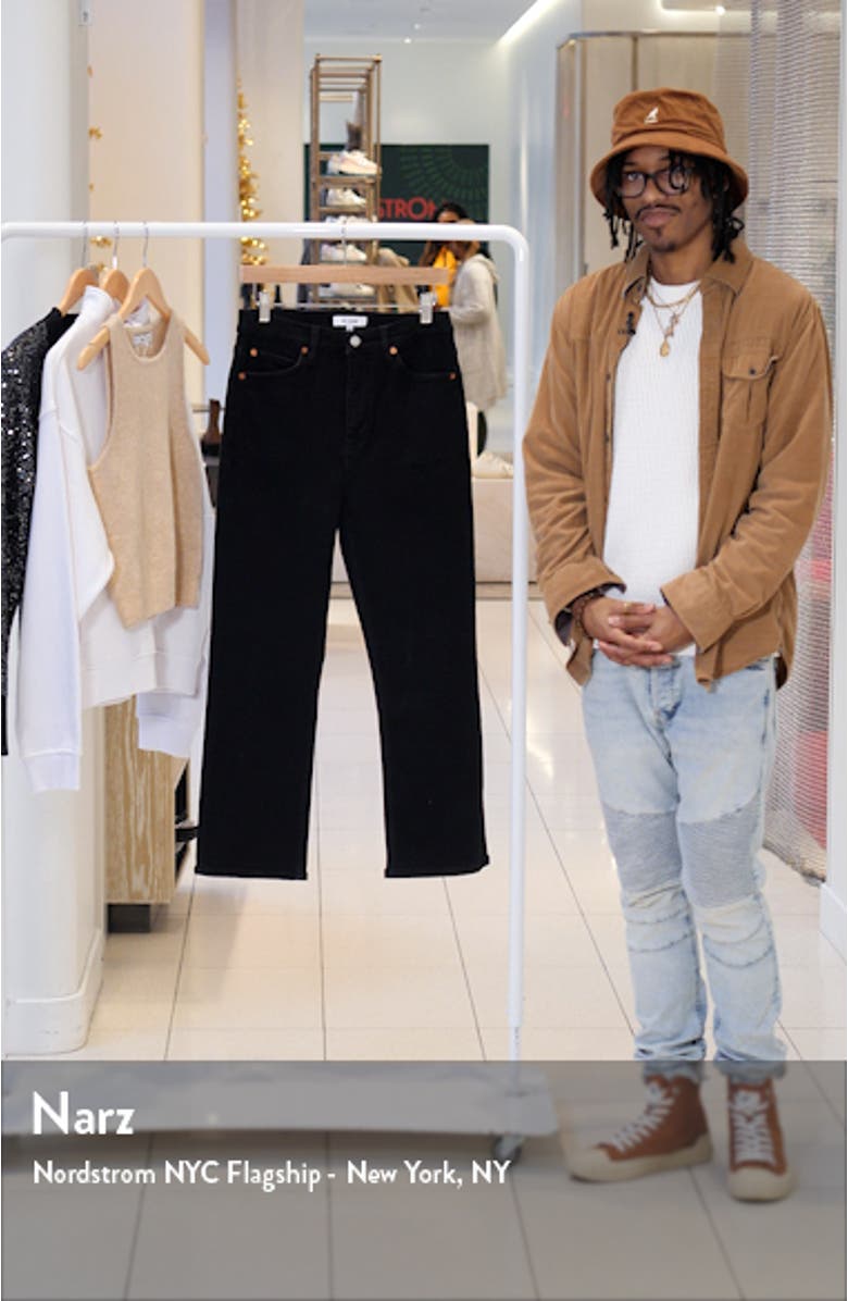 '70s High Waist Ankle Bootcut Jeans, sales video thumbnail