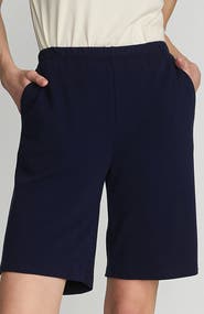 Lands' End Sport Knit High Rise Shorts