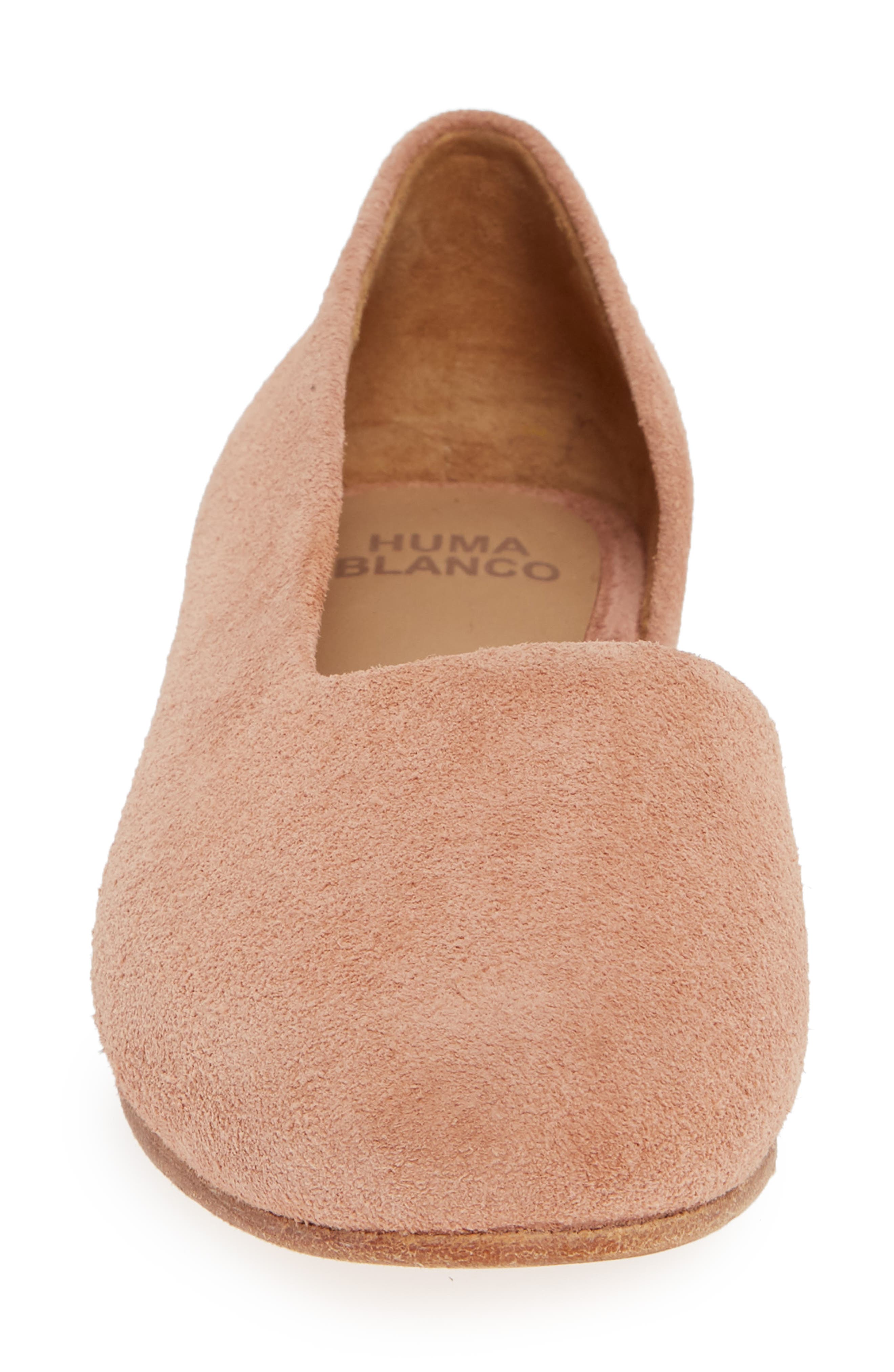 Huma Blanco Posy Half d'Orsay Flat, Alternate, color, 