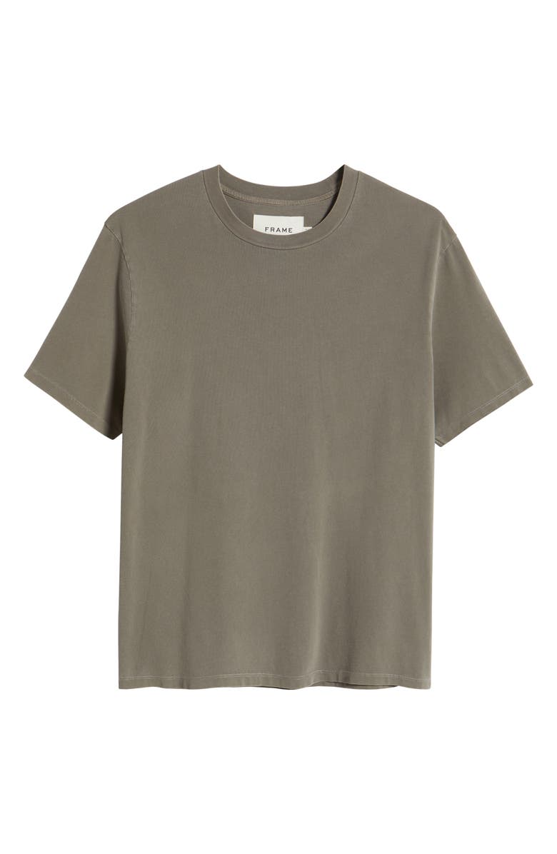 FRAME Relaxed Cotton T-Shirt, Alternate, color, Dark Sage