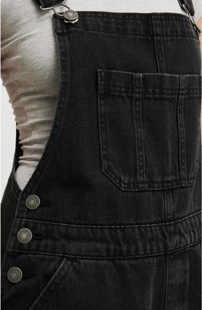 Cotton On Women's Short Denim Overall, Alternate, color,