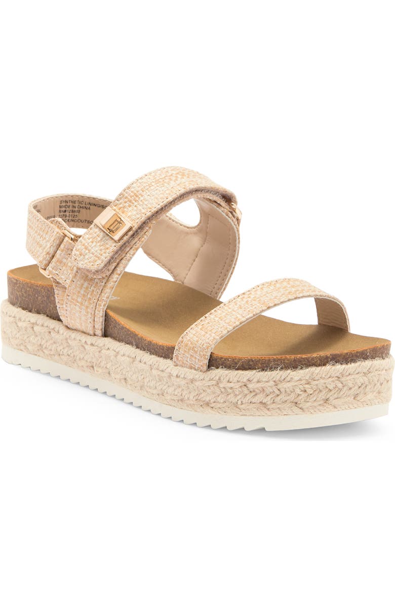 Steve Madden Kids' JBigbren Platform Sandal, Main, color, Natural