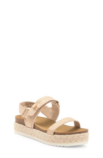 Steve Madden Kids' Jbigbren Platform Sandal In Gold