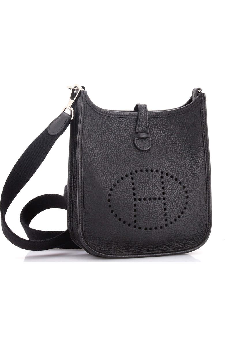Pre-Owned Hermes Evelyne Bag Gen III Clemence TPM, Alternate, color, Noir
