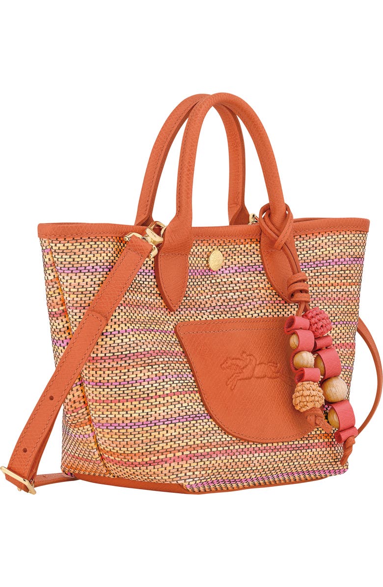 Longchamp Extra Small Le Pliage Panier Rainbow Top Handle Bag, Alternate, color, Rainbow