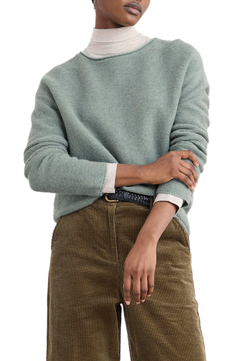 Fruity Merino Wool Blend Sweater, Main, color, CELADON