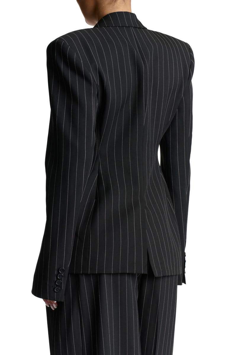 Naked Wardrobe Pinstripe Blazer, Alternate, color,