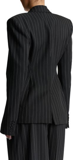 Pinstripe Blazer
