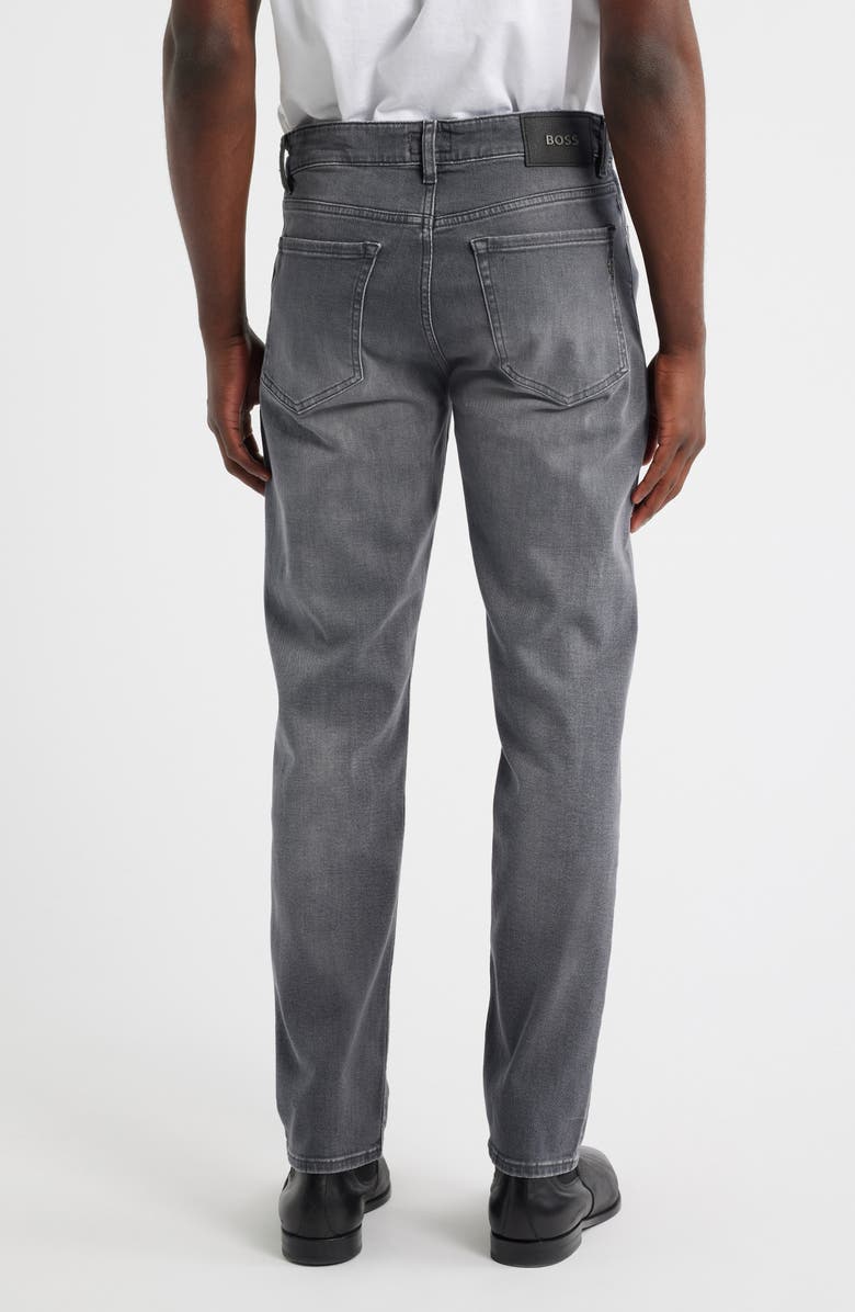 BOSS Ogden Straight Leg Jeans, Alternate, color, Medium Grey