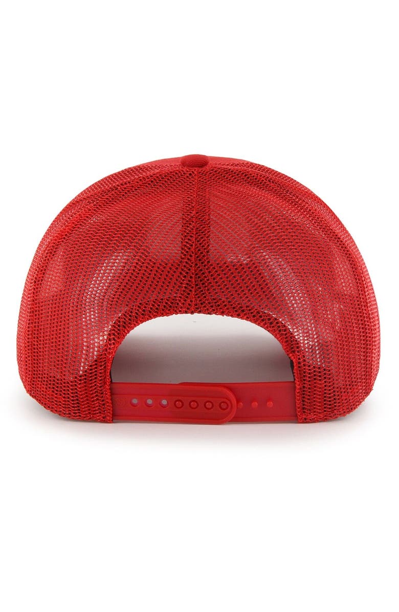 '47 Men's '47 Red Los Angeles Angels Unveil Trucker Adjustable Hat, Alternate, color, Red