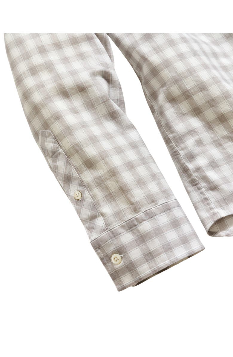 Billy Reid Hutcheson Plaid Button-Up Sport Shirt, Alternate, color, Grey