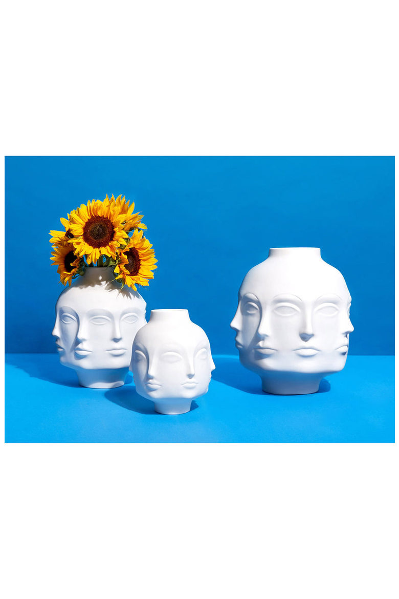 Dora Maar Vase, Alternate, color, White