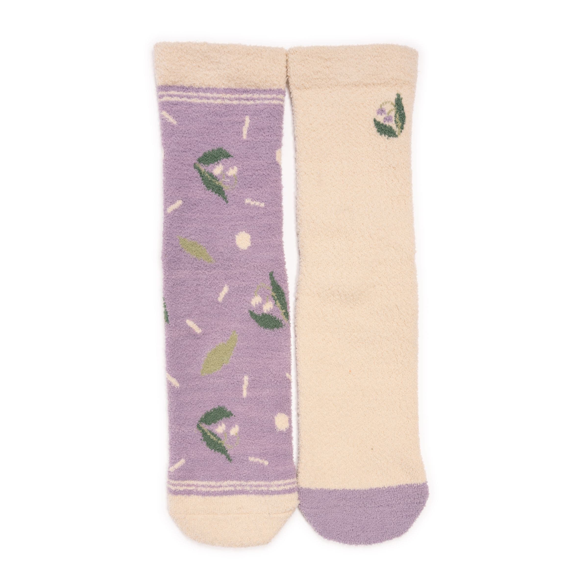 Cream/Purple