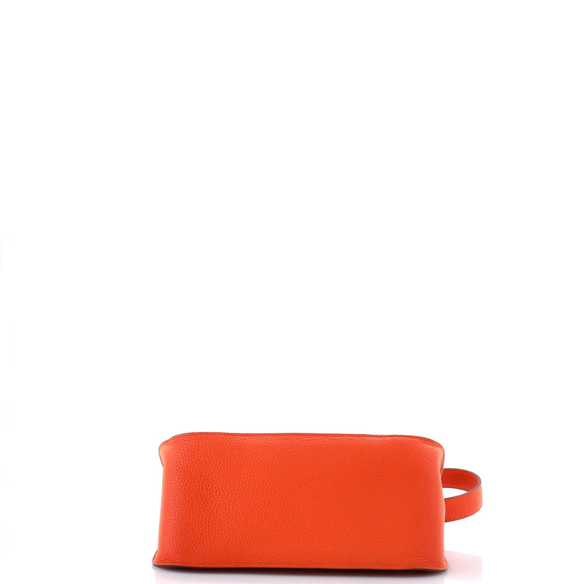 Pre-Owned Hermes Jypsiere Bag Clemence 28, Alternate, color, Feu