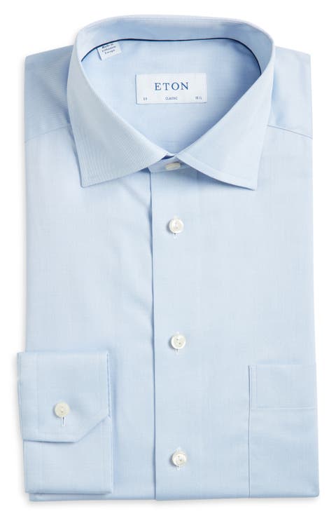 Classic Fit Solid Dress Shirt