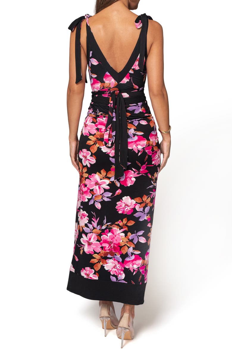 JLUXLABEL Floral Kamie Convertible Reversible Bodysuit & Reversible Wrap Skirt Set, Alternate, color, 