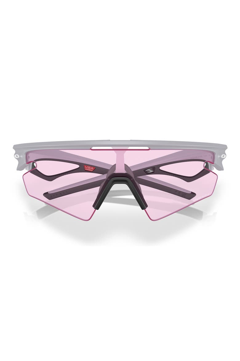 Gender Inclusive Sphaera 36mm Rectangle Sunglasses, Alternate, color, MATTE FOG / PRIZM LOW LIGHT