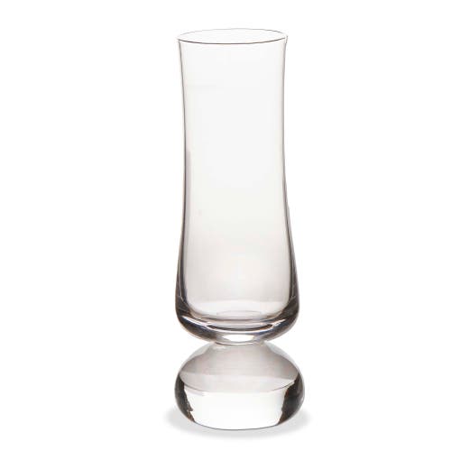 Tag Olivia Heavy Bottom Champagne Flute Clear Glass Drinkware In Transparent