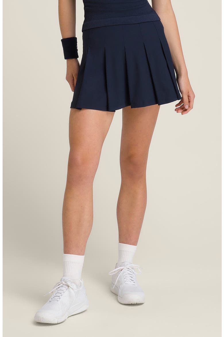 Classic Pleated Tennis Skirt, Main, color, CLASSIC NAVY
