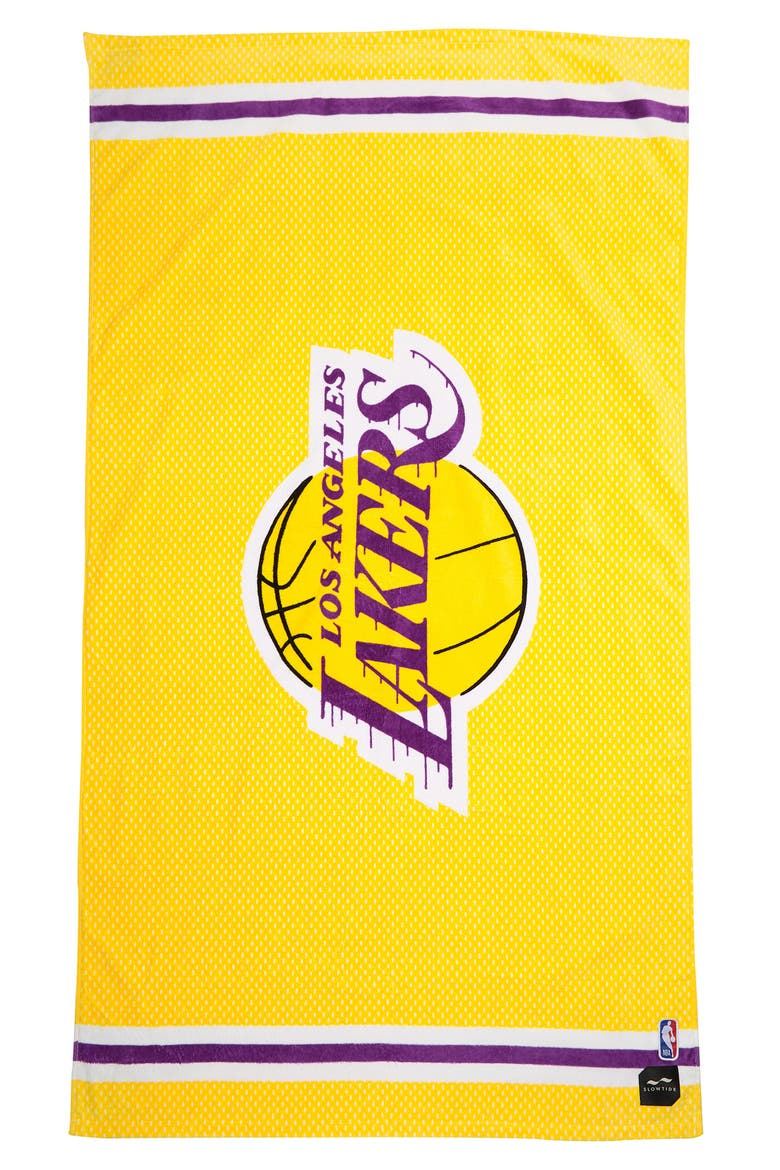 NBA Los Angeles Lakers Jersey Beach Towel, Main, color, MULTI