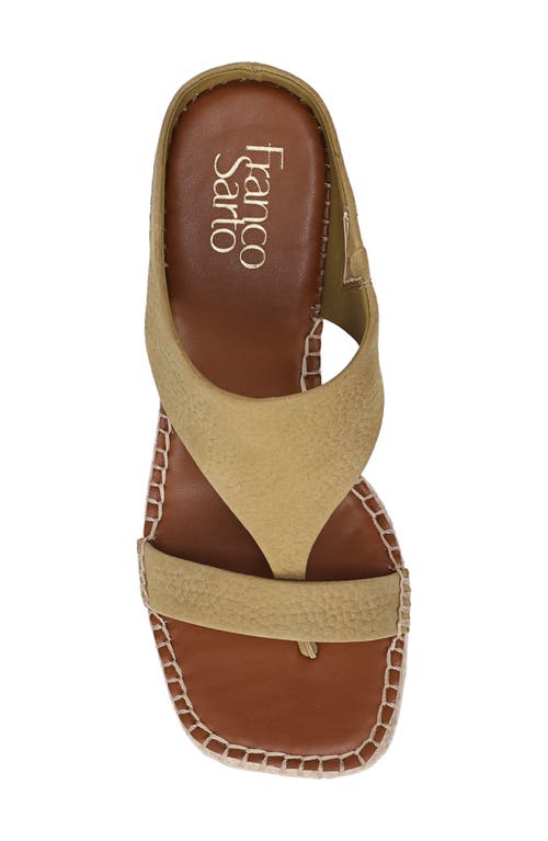 Franco Sarto Farren Espadrille Platform Wedge Sandal In Green
