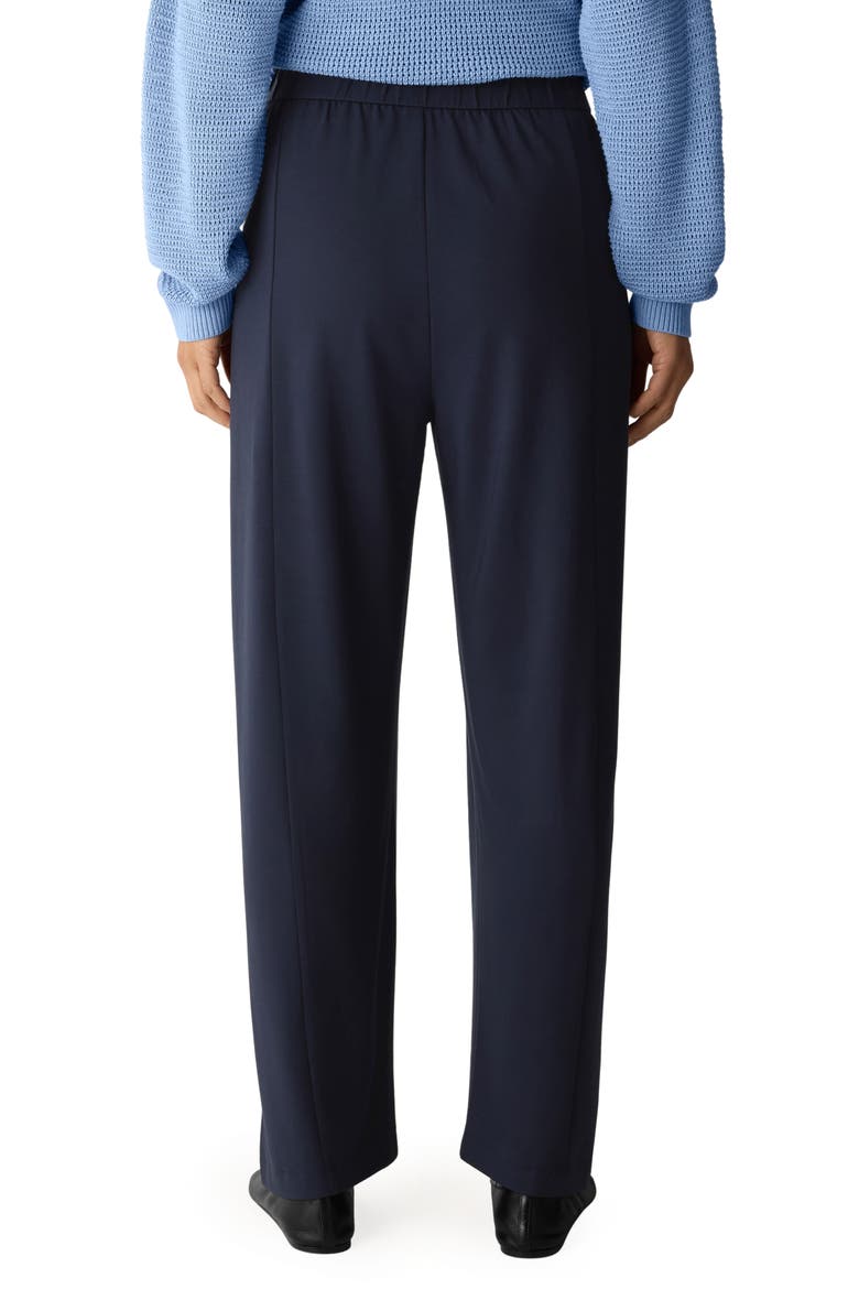 Ankle Straight Leg Jersey Pants, Alternate, color, INK