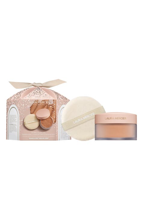 Divinely Flawless Translucent Loose Setting Powder & Puff Set (Limited Edition)