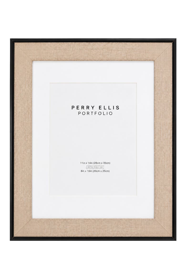 Textured Beveled Photo Frame, Main, color, BLACK