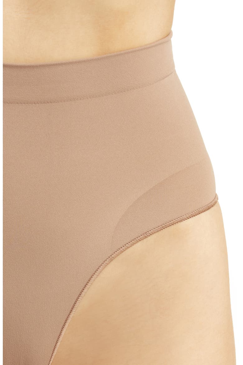 Seamless Sculpt Mid Waist Briefs, Alternate, color, SIENNA